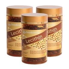 굿콤보 레시틴 1200mg 180정 3팩 Goodcombo Lecithin 1200mg 180C, 3개, 180캡슐