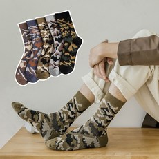 정장 카모 밀리터리 양말 남자 긴양말 면양말 중목 패션