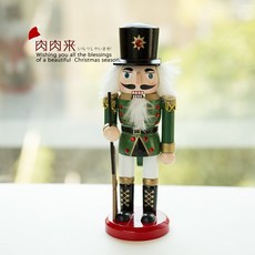 호두까기인형 군인 장식 창 크리스마스 인테리어, 중형 파이크 맨 높이 20 너비 7cm- 싱글