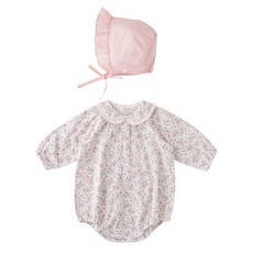 [AK PLAZA] [밍크뮤]PK)베리플라워바디수트SET34170-676-05