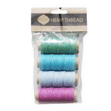 세기텍스타일 0.8mm 25yard 햄프끈 4개입 세트 (13color), 23m, No.7, 4개