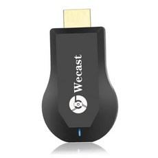 크롬캐스터 스틱 HD TV 무선 MI 스트리머 미라캐스트 디스플레이 비디오 Wecast, 1.Black