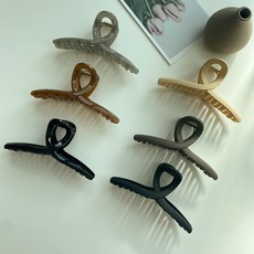 [1+1특가 1개도 ok] 13cm 대왕 왕 대형 헤어 올림머리 긴머리 집게핀 무광 유광 꼬임 아크릴 집게핀