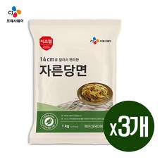 이츠웰 자른당면 14cm, 1kg, 3개