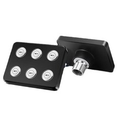 워터 제트 모형 가압 샤워 머리 위 욕조 강우 샤워헤드 욕실, 1개, 1.Shower head (bla..