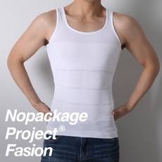 노패키지프로젝트 NPF 남성 남자 보정 나시 속옷 [이너핏 뱃살 체형 상체 똥배 보정속옷 압박나시]