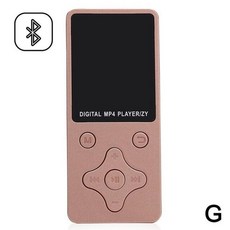MP3 플레이어 1.8 인치 TFT 단색 무손실 음악 FM 블루투스, 중국, 블루와 로즈 골드
