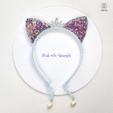 왕관귀걸이머리띠