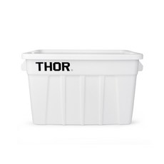 트러스트 THOR 다용도 토트 박스 75L + 덮개, 화이트, 1세트