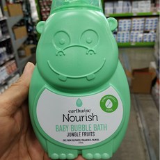 [얼스와이즈] Nourish 베이비 목욕용품 3종 275ml -베이비버블바쓰 정글프룻향 입욕제, 3개