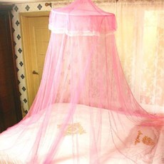 핑크커튼침대