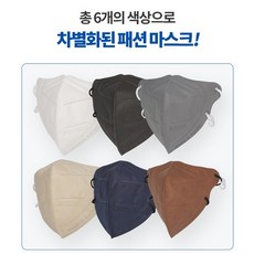 크린 숨편한 방진마스크 2급 CT100 [ 1매 개별포장 *30매 ], 진한회색, 30개
