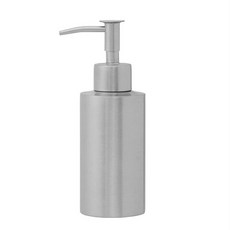 HP 은은한 광택 스텐 펌프형 공병 220ml 빈용기 리필통, 단일상품(RBI4478)