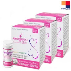 국제약품 페미밸런스 플러스 한달분 30캡슐 여성 시크릿존 유산균 프로바이오틱스, 3box(90캡슐)