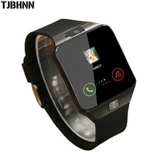 블루투스 스마트 시계 dz09 웨어러블 손목 전화 relogio 2g sim tf 카드 아이폰 삼성 안드로이드 스마트 폰 smartwatch, With Retail box(A2), silvery(A2)
