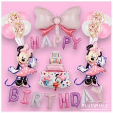 (국내배송 당일출고) 미키미니 마우스 생일 파티 풍선세트 디즈니 대형풍선 파티용품 이벤트풍선, 미키마우스set