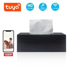 Tuya 휴지모양 무선 CCTV 감시카메라 실내 홈 IP 감시카메라 실시간 녹화기 자가설치 FHD 1080P, 카메라+메모리카드32GB