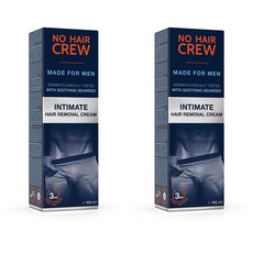NoHairCrew 노헤어크루 남자 제모 크림 셀프 왁싱 100ml 2개