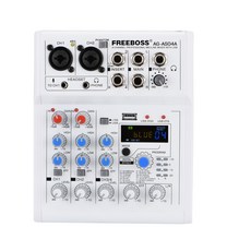 QUADCORTEX 쿼드코텍스 FREEBOSS AGAS04A 4 채널 DC 5V 블루투스 모바일 컴퓨터 USB 재생 및 녹음 88, 1.EU plug