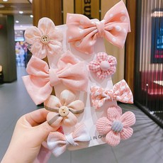 악세사리 머리핀 똑딱핀 4계절용 여아 헤어핀 8종세트
