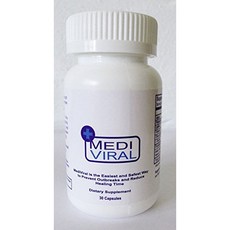 MediViral Extra Strength Herpes Cold Sore L-Lysine Daily Supplement Vegan Capsules (30 Days Supply), 본문참고, MediViral Extra Strength Herpe, 본문참고