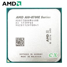 amd 인텔 cpu AMD PRO A10-8770E 2.8 GHz 35W 쿼드 코어 CPU 프로세서 AD877BAHM44AB 소켓, 한개옵션0