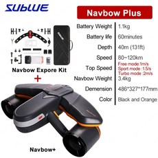 Sublue Navbow 핸드 헬드 스마트 전기 수중 스쿠터 디지털 나침반 지능형 앱 제어 3 가지 속도 스위치 장착
