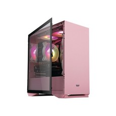 DARKFLASH DLM22 RGB 강화유리 핑크