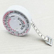 간편 체질량 지수 BMI 측정 줄자 테이프 계산기 헬스 허리둘레