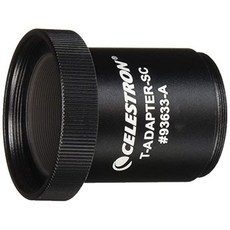 [미국] 504090 Celestron T-Adapter with SCT 5 6 8 with 9.25 11 14 Black (93633-A), Single