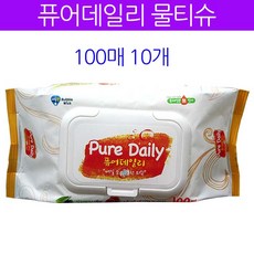 버블윅 퓨어데일리 물티슈, 100매 10팩