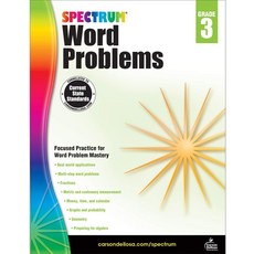 Spectrum Word Problems 3, Carson Dellosa Publishing