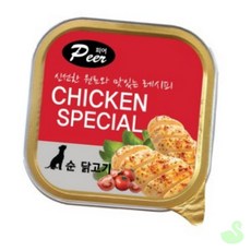 SW 피어 순 닭고기캔 강아지습식간식, 1개