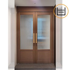  [31] 정대칭 스윙 바른도어 정대칭 양개 스윙 중문 슬라이딩 영림80 모루세로 강화유리 시공비포함 현관 중문 아파트 빌라 반려견 소음차단, 1개 