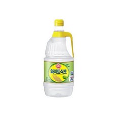 오뚜기 화이트식초 1.8L 발효초 간단요리 천연향신료 산미 풍미, 26개