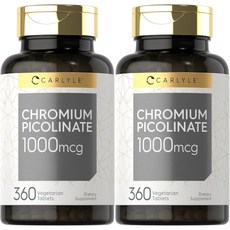 칼라일 크롬 피콜리네이트 1000mcg, 2개, 360정