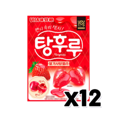 탕후루 딸기사탕젤리 디저트간식 38g x 12개