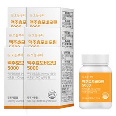 오늘부터 맥주효모 비오틴5000 L시스틴 (360정), 60정, 6개