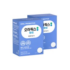 오라틱스 덴티 구강 유산균 영양제 면역 특허 유산균 30정 전반적인 구강 관리 2box, 30g, 2개