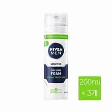 니베아 맨 센서티브 쉐이빙 폼, 600ml, 1개