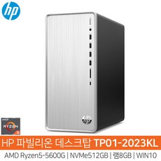 HP TP01-2023KL-WIN10Pro 라이젠5_5600G_SSD256GB_램8GB_HH/사무용/인강용, 기본형 SSD 256GB , 램 8GB
