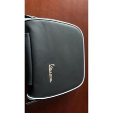 베스파 gts125 gts300 베스파300 커스텀 소가죽 등받이 책가방꽂이 gtv300 GTS 스퍼트 봄 150 접이식선반, 블랙 쿠션