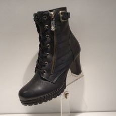 미셸by탠디 여성 7cm굽 몰드가부시 1.5cm 블랙 워커 WA125M037C767