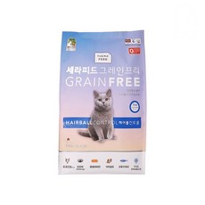 세라피드 고양이 그레인프리 기능성 사료, 헤어볼, 7kg, 2개