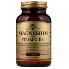 솔가 마그네슘 비타민 B6 포함 타블렛, 250개입, 1개