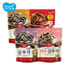 양반 김부각 50g 6개/마늘/새우/김치