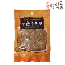 [유정식품] 쫄깃하고 감칠맛 나는 구운 쥐치포 27g, 10개