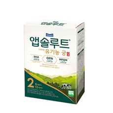 앱솔루트 프리미엄 유기농 궁 분유 2단계 6~12개월 14g, 20개입, 14개