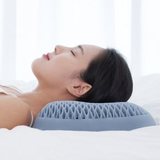컴포트스미스 베개 경추 배게 목디스크 거북목 일자목 기능성 냉감 쿨 수면 숙면 6, 라운드(53x32x6/8cm), 1개