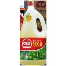 콩식용유(해표 1.8L) 업소용 대용량 식당용 가게용, 1